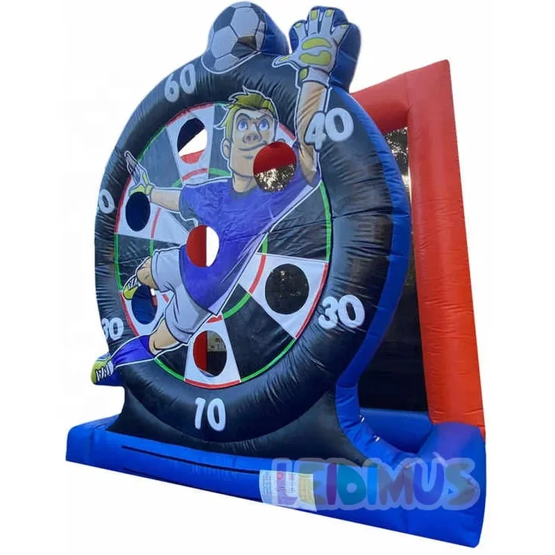Inflatable 3D Penalty Shootout Game Inflatable Football Interactive Game Inflatable Shooting