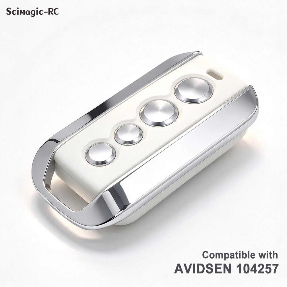 Scimagic-RC Garage Dooor Opener Compatible with AVIDSEN 104250 104251 104257 104350 104700 114253 614701 433.92MHz  Rolling Code