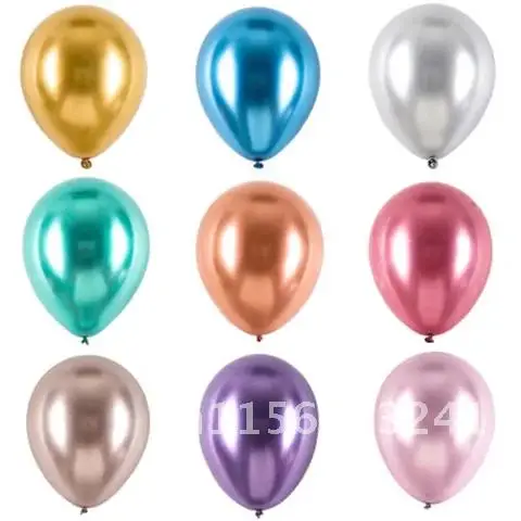 500pcs Thick Pearl Chrome Latex Helium Balloons 5/10/12inch Wedding Happy Birthday Party Decor Air Globos Ballon Supplies