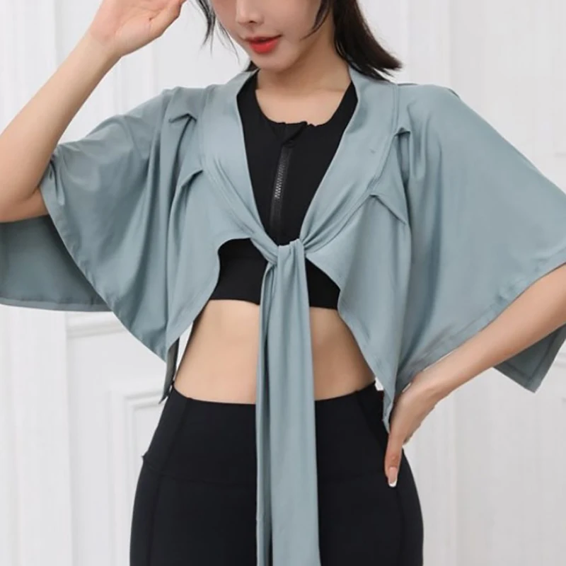 Yoga Sports Long Strap Cover Up Shawl Scarf Workout Tennis Short Skirt For Women Dance Outer Wrap Skirt Prevent Exposure