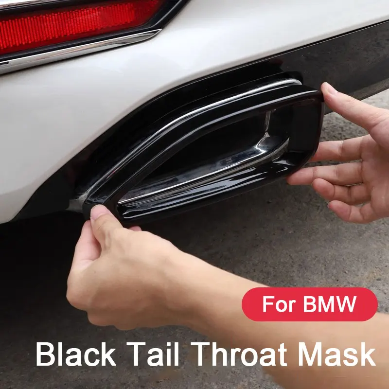 

For BMW 3 5 7 Series G20 G30 F90 G11 G12 6GT X3 X5 X6 X7 G01 G05 G06 G07 Car Tailpipe Muffler Exhaust Pipe Tail Throat Exterior