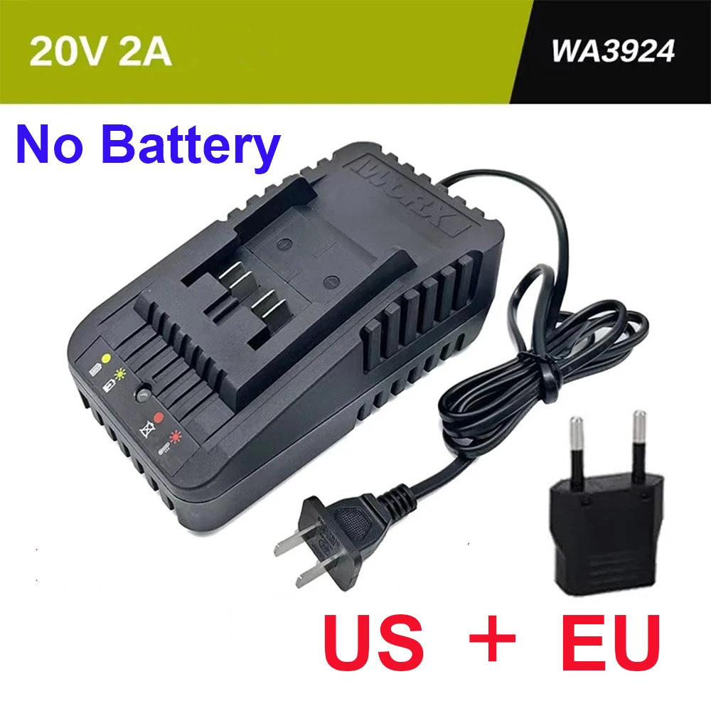Originele 20V 2.0Ah/4.0Ah/5.0Ah Batterij voor WORX Serie Power, Toolswith LED Indicator, voor WU279.WU182.WU690.WU380S.WU231.WU533
