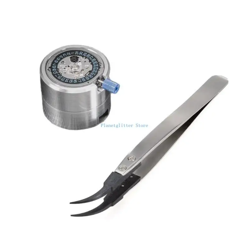 652B Watch Movement Holder Bracket And Tweezers For Multiple Models Repair Tool