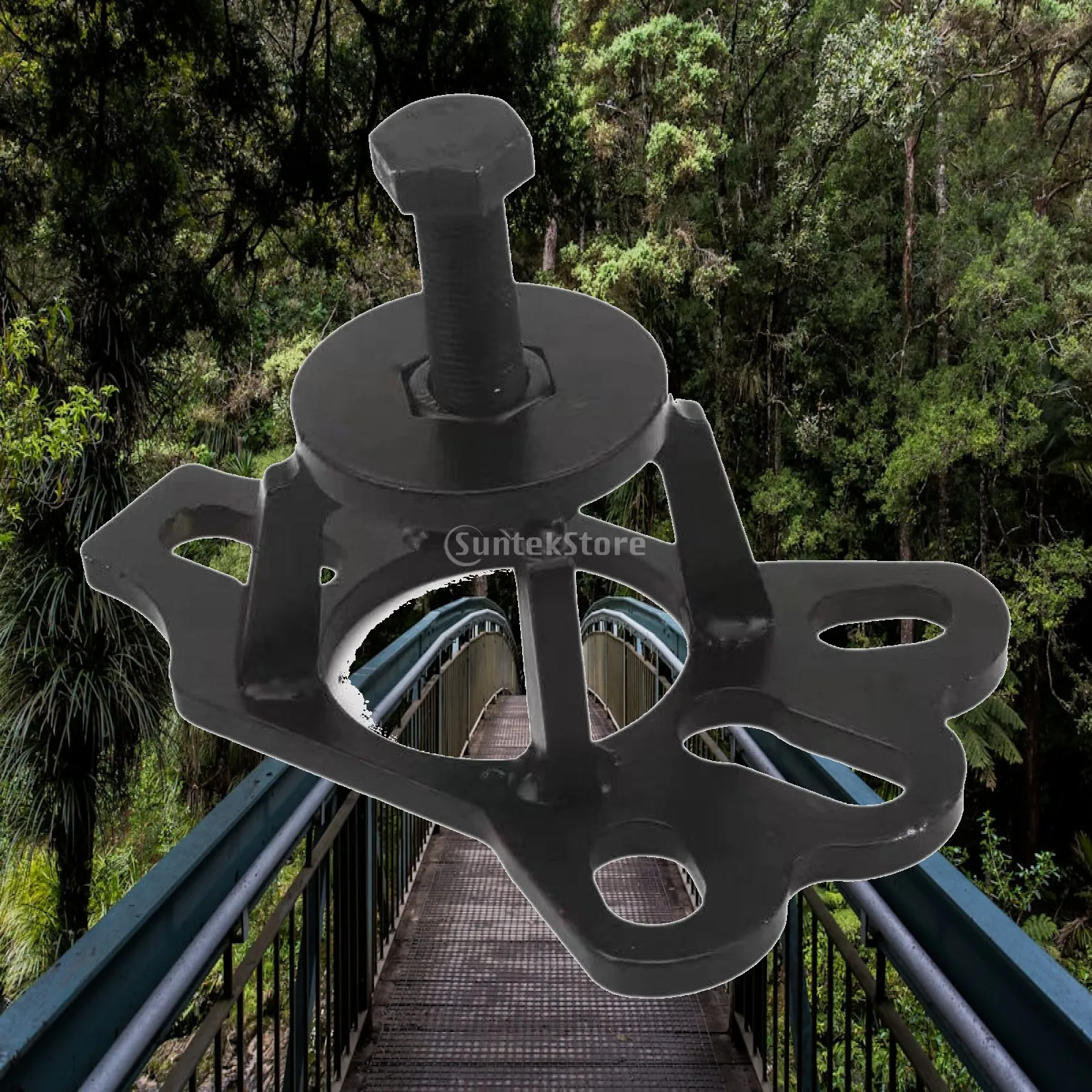 Compact Brake Drum Removal Tool Durable Metal Hub Puller for Tricycle Motorcycle Repair and Maintenance