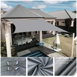 5x4m waterproof sunshade sunshade protective cover canvas camping sunshade cloth large outdoor rain and snow shed garden terrace