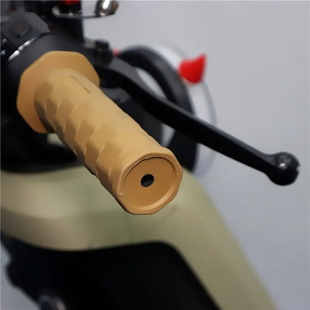 2PCS Soft Rubber Motorbike Hand Grip Bar Anti-slip Shock Proof Moto Handle Bar Grips Motorcycle Modification Moto Handlebar