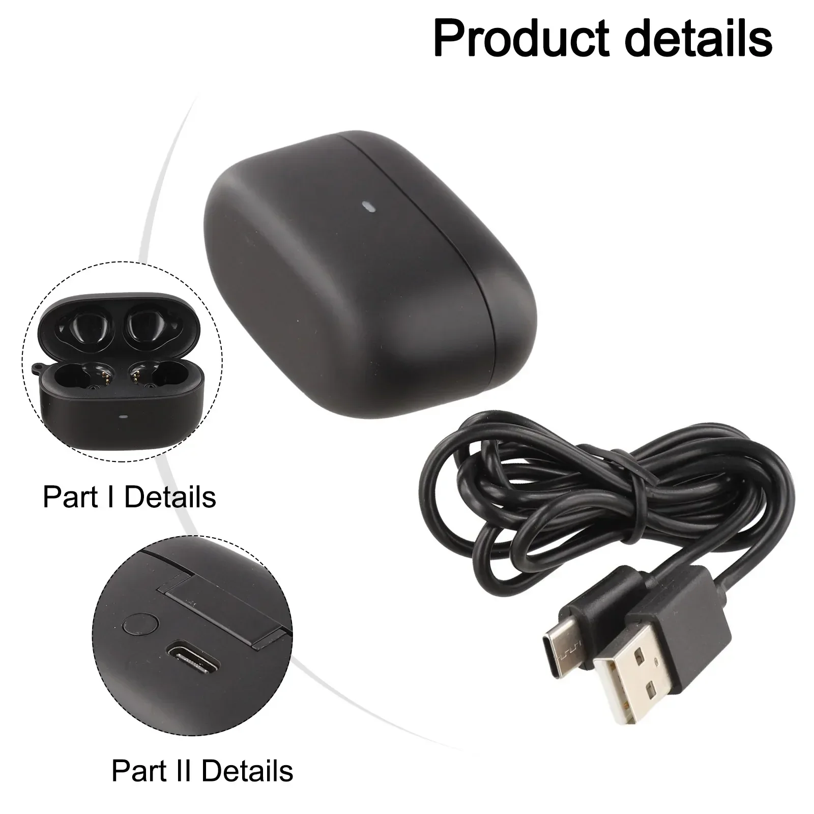 

Headphone Charging Case With Cable For Sony LinkBuds S Wireless Earphones Charging Box Can Be Paired With Headphones