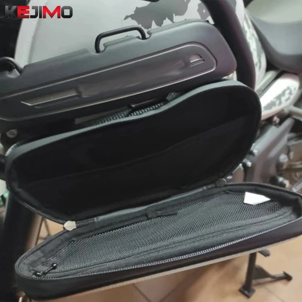 

F800GS F850GS 850 800 GS Motorcycle Accessories SideBag Fairing Tool Storage Bags Triangle Bumper Bag For BMW F800R F800S F800TS