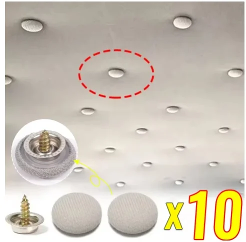 

10pcs Car Interior Roof Buckles Headliner Ceiling Cloth Fixing Screw for gol focus hb20 hyundai gol ford passat b6 fiat stilo je