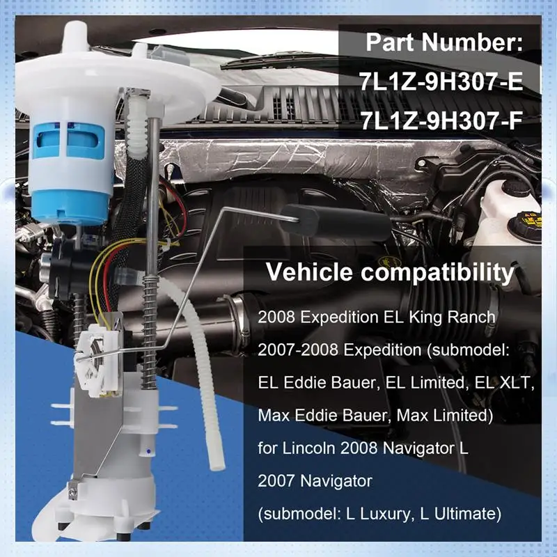AM 연료 펌프 모듈 어셈블리 7L1Z-9H307-F 포드 익스페디션 링컨 네비게이터 5.4L에 적합