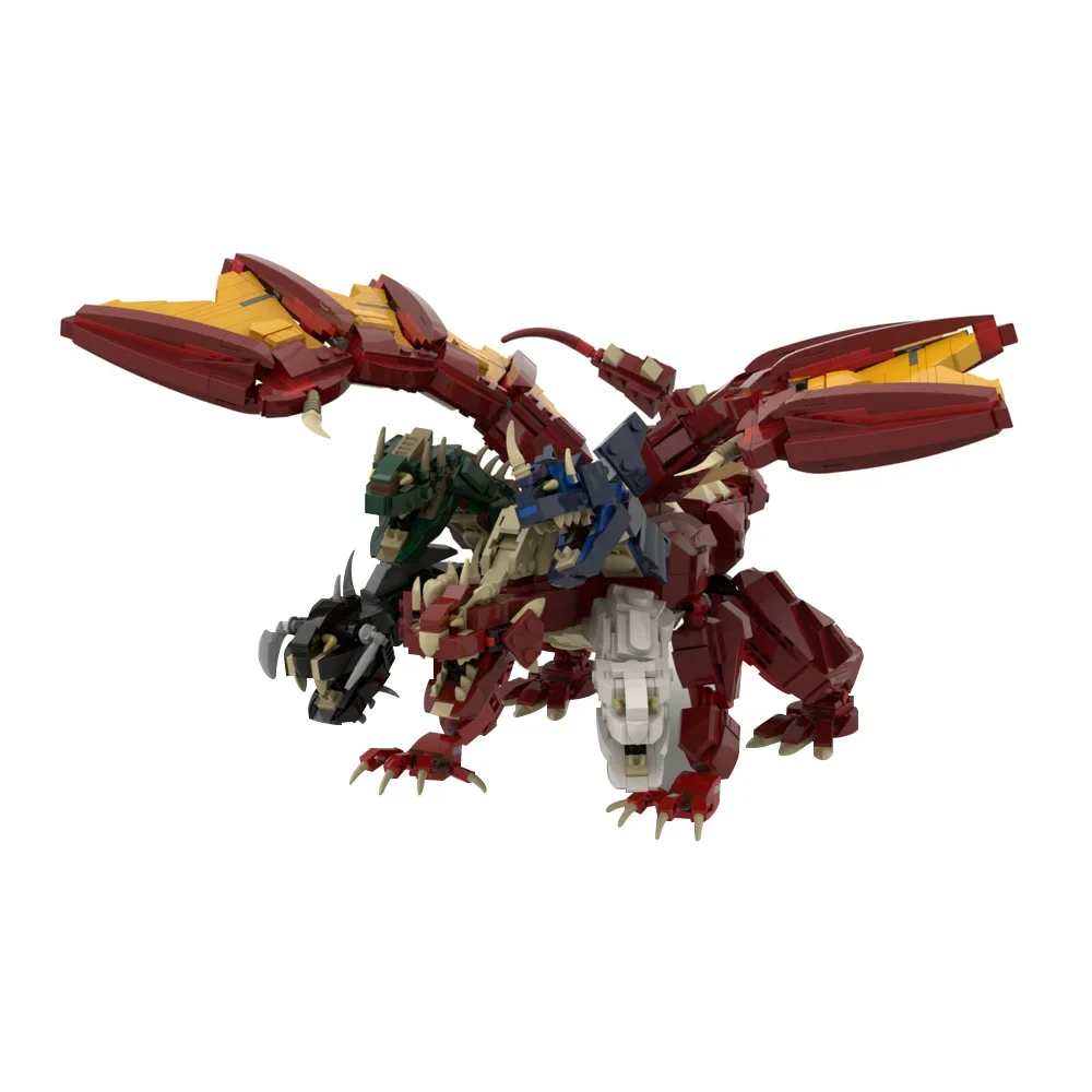

Gobricks MOC Tiamat's Dice Tower Building Blocks Model Tiamat Dragon Queen Action Statue Bricks DIY Assemble Toys Children Gifts