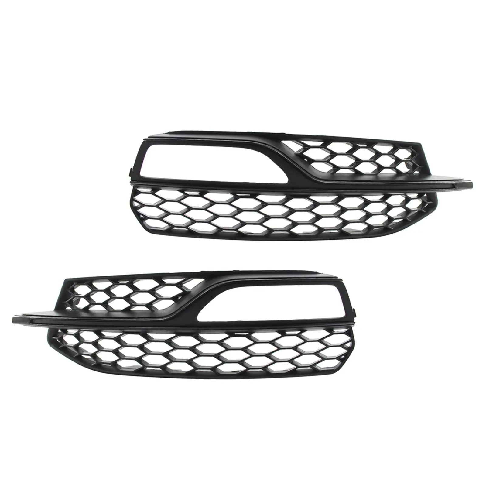 1 Pair Front Fog Light Grilles for A3 S3 13-17 Anti-scratch