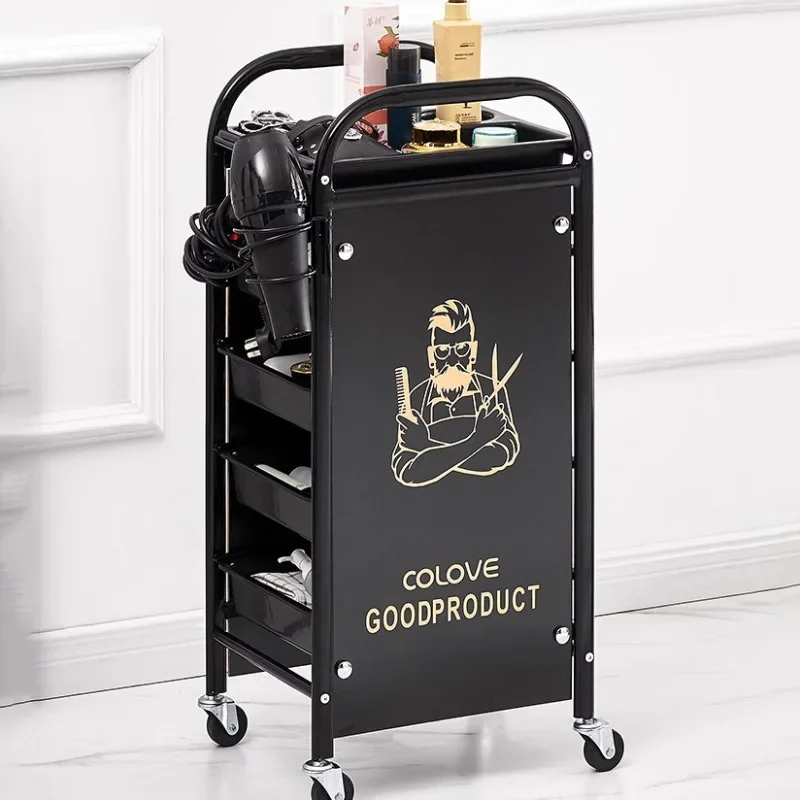 Trolley for Hairdresser Barberia Multi-purpose Organizer Professional Hairdressing Trolley To Transport Things Barber Furniture