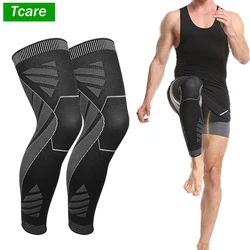 Tcare Full Leg Sleeve Long Compression Knee Brace Protect Leg Unisex for Basketball Arthritis Cycling Sport Football Working Out