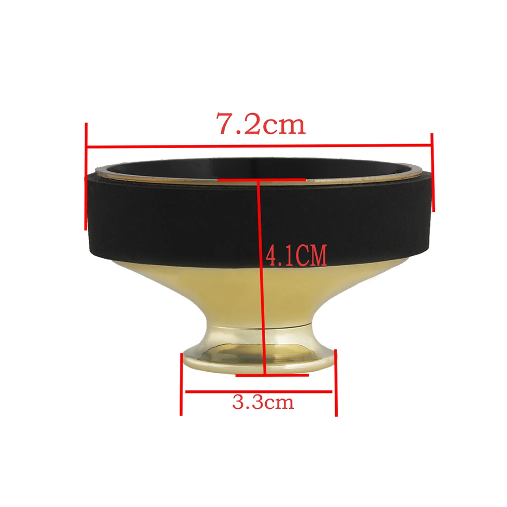 Alto Saxophone Silencer High Quality Woodwind Musical Instrument Accessories Round Light-Weight ABS Mute Dampener for Alto Sax