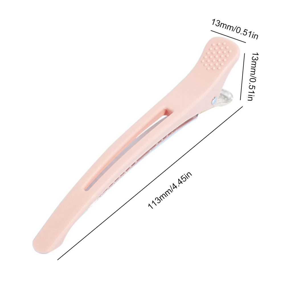 6 قطعة مقاطع الشعر بطة المضادة للانزلاق صالون مقاطع الشعر لا تجعد المشابك الشعر مقاطع لتصفيف الشعر/النساء/الرجال