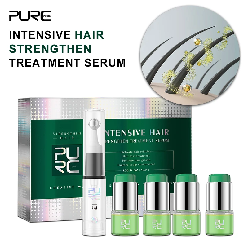 

PURC Hair Oil Products Set Scalp Massage Nourishing Treatment Ginger Ginseng Serum Hair Strengthening Oils for Men Women Beauty