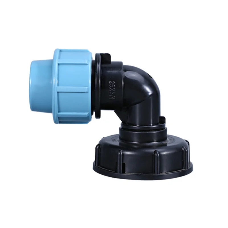 IBC Water Tank Pipe Joints Garden Water Connectors For Tank Elbow Outlet 20/25/32MM Watering Irrigation adapter Tool