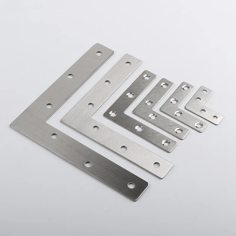 

2 шт. L-образный кронштейн для полок 50/60/80 мм 1,97/2,36/3,15 дюйма, сверхмощные опоры для полок из нержавеющей стали