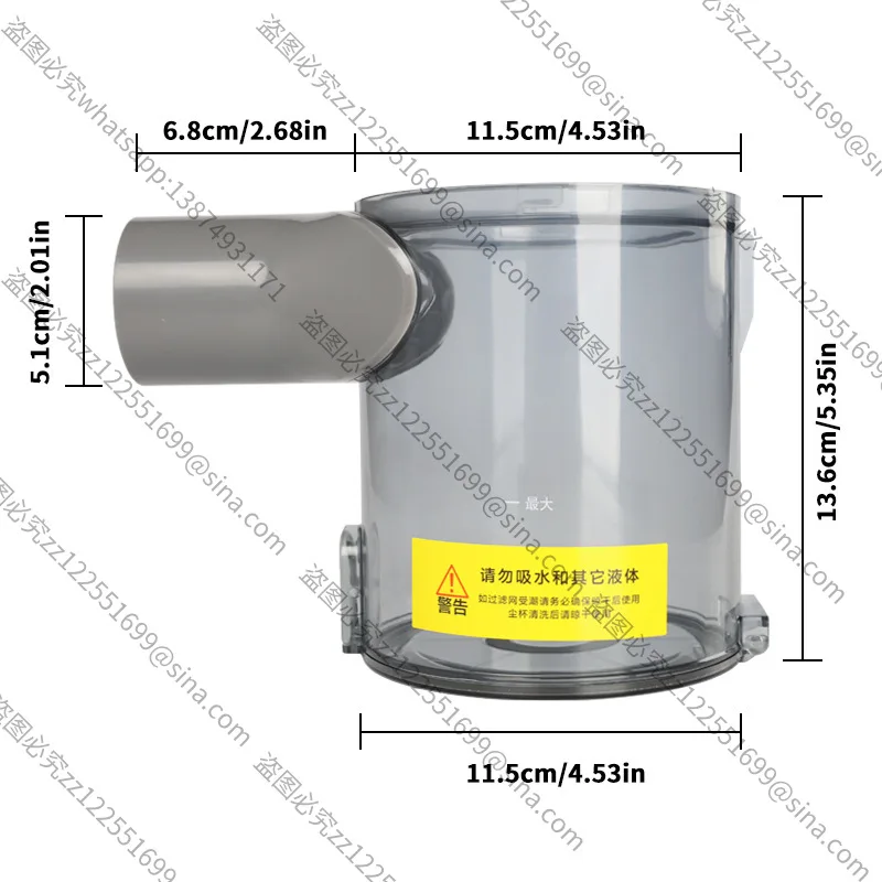 Accessories for Supersonics 4.0 Wireless Vacuum Cleaner Dust Cups for Airbot Accessories
