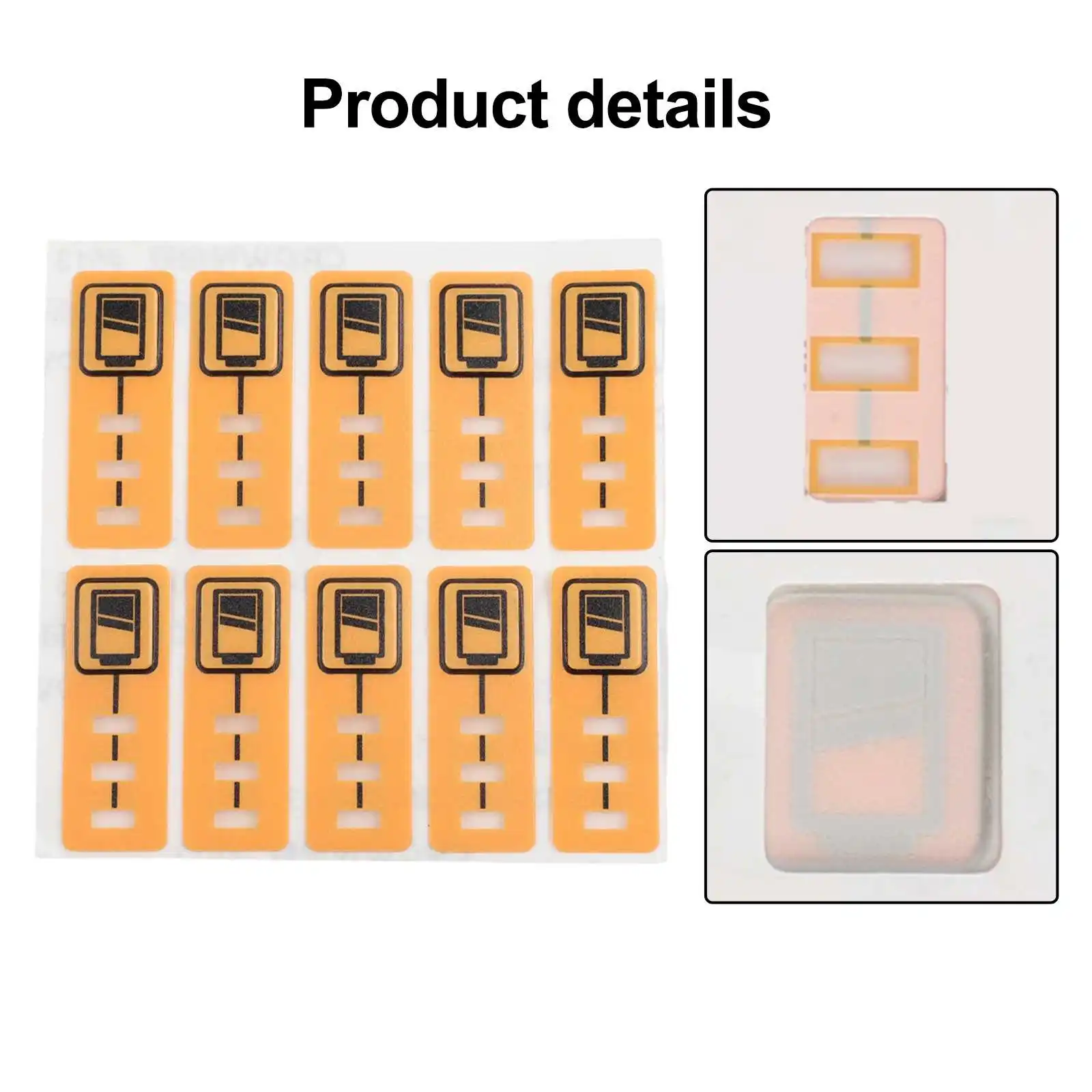 10PCS For Dewalt For DCB200 Battery Capacity Key Sticker Label Replacement For DCB140 For 18V 14.4V Lithium Battery