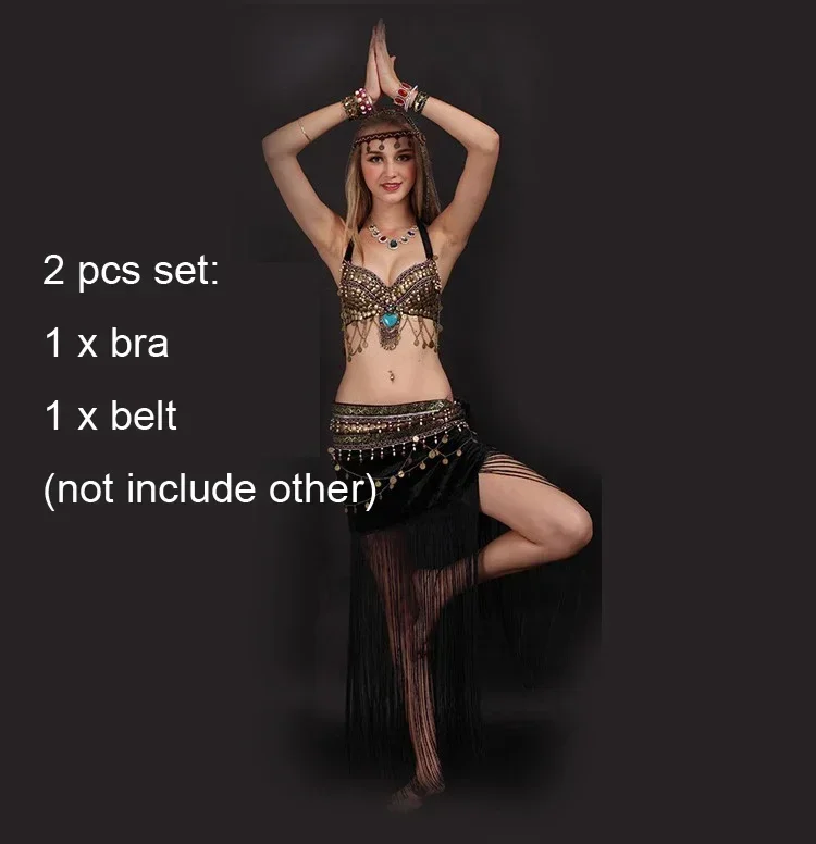 ชุดเต้นระบำหน้าท้องแบบชาวอียิปต์ชุดนักเต้น NMMC011ใหม่ล่าสุด