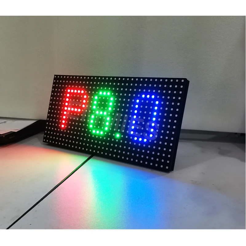 Full Color RGB LED Screen P8 Modules Outdoor Advertising Display Panel 256*128mm High Brightness IP65 Sign Board