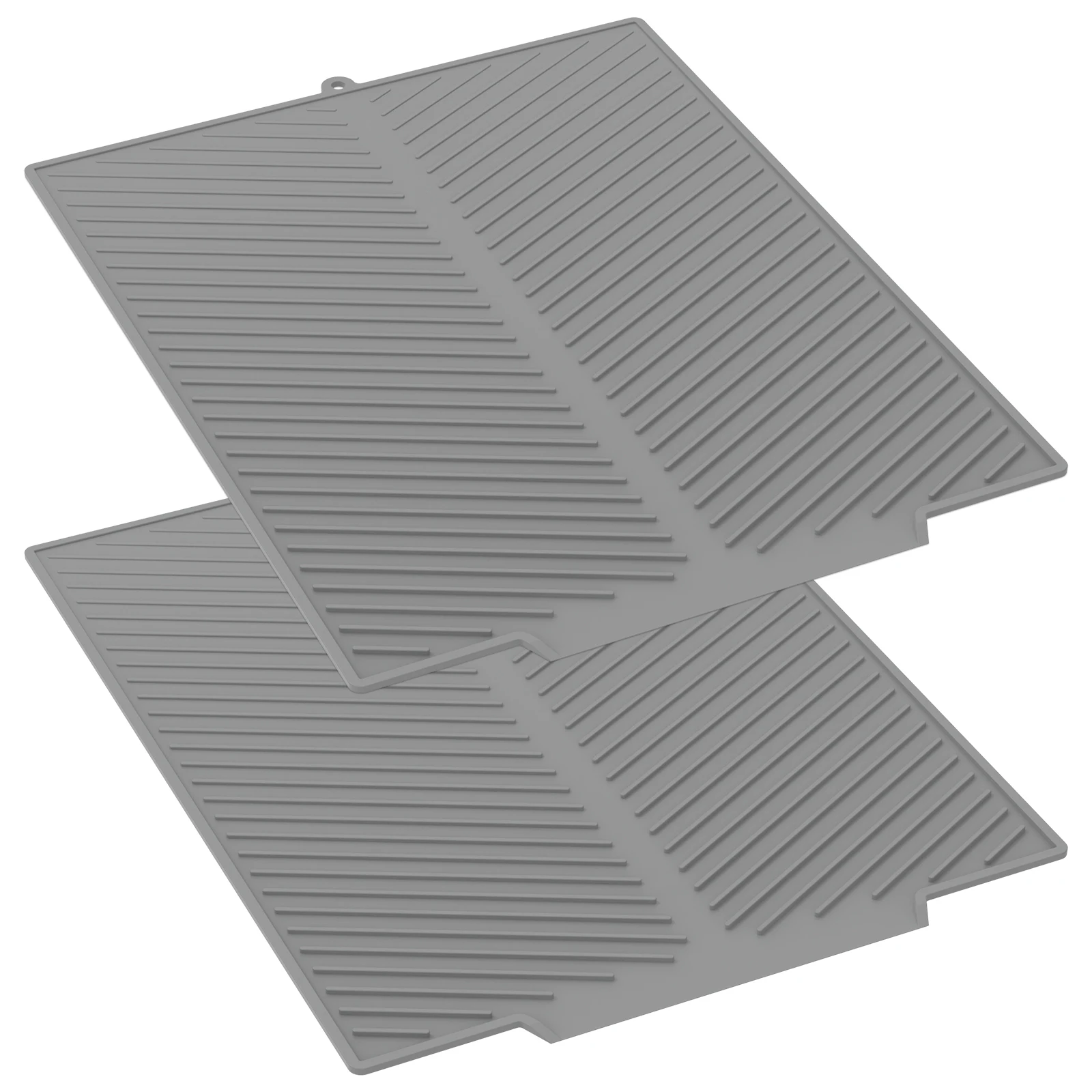 2 قطعة حصيرة تجفيف الأطباق سيليكون مع استنزاف الشفاه حجم كبير طبق استنزاف مجلس طوي سيليكون تجفيف حصيرة المحمولة طبق تجفيف الوسادة