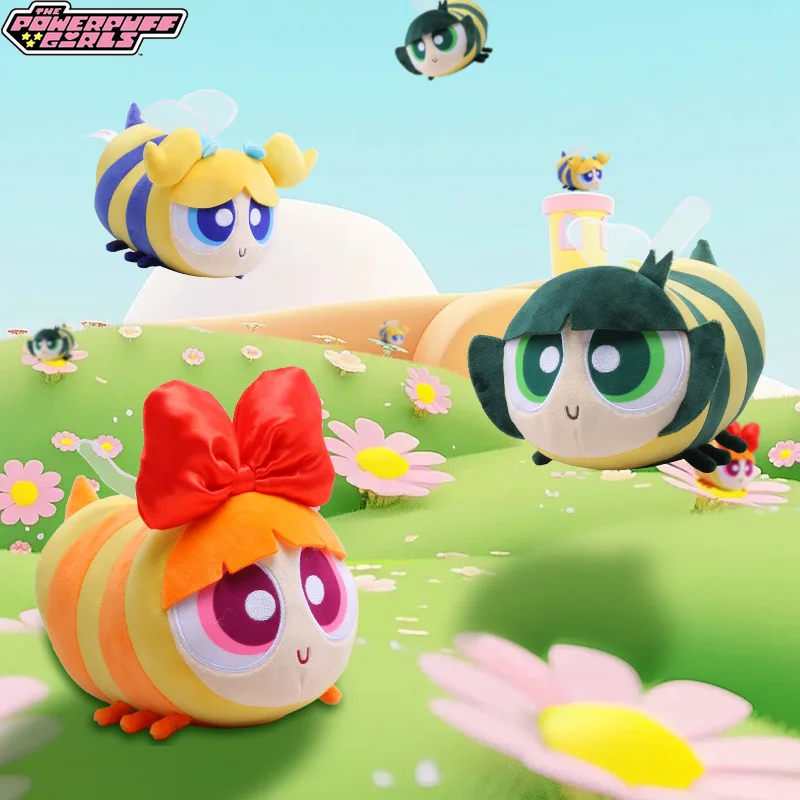 

Original 20cm Bee Body Cute Toy The Powerpuff Girls Plush Toy Decoration Action Figure Cartoon Decor Kids Birthday Gifts