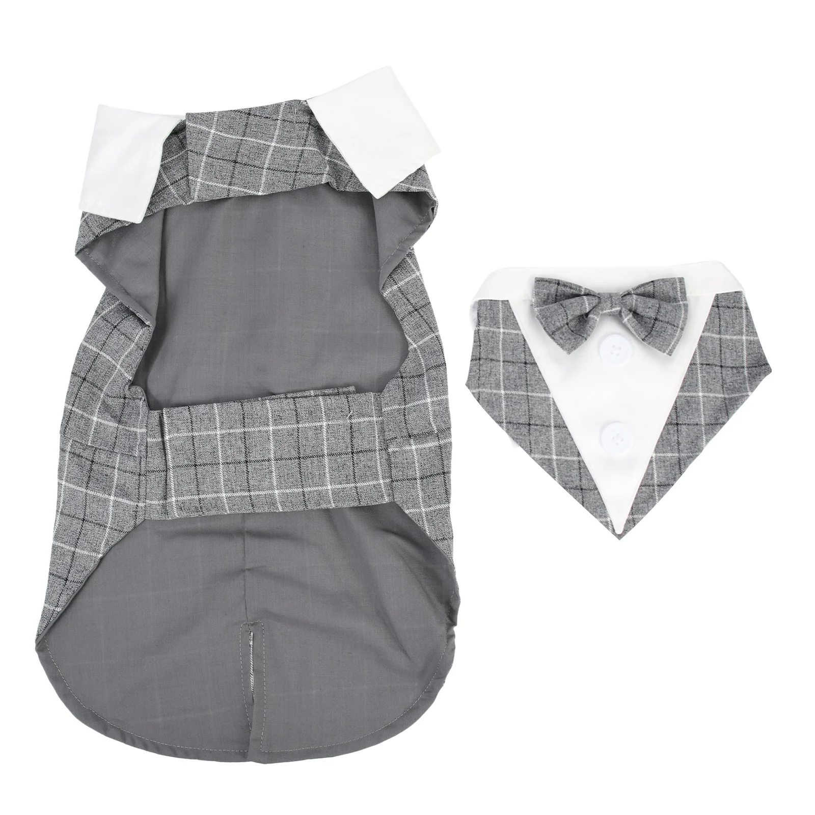 

Dog Tuxedo Suit Premium Comfortable Formal Wear Wedding Party Elegant Pet Costume Stylish Puppy Outfit Adjustable Reusable