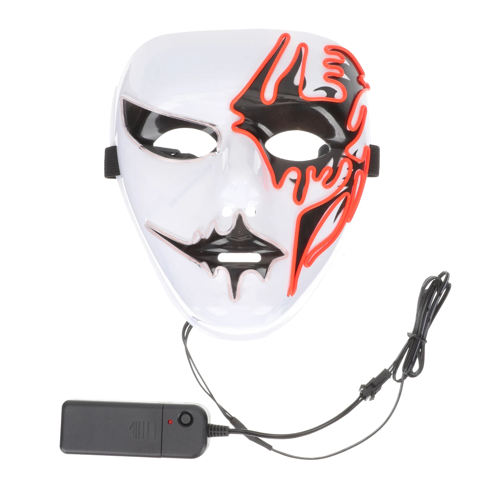 

Luminous Glow Mask Party Supplies Cosplay Costume Accessory Full Face Mask Halloween Costume Bar Fancy Dress Decoration Gift For