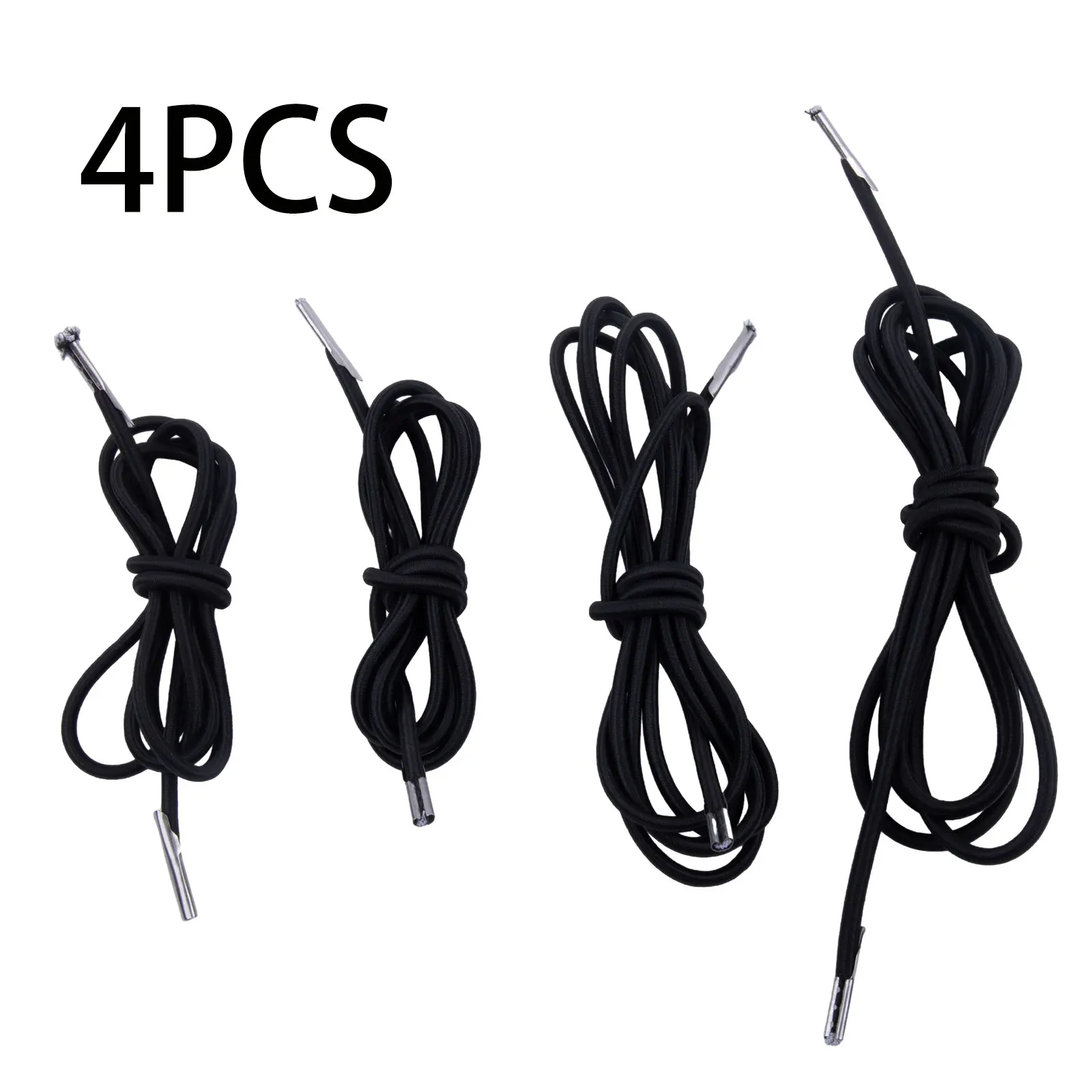 Elastic Cord Ropes Ropes Replacement Oxford Stable 2 Long And 2 Short 4pcs Black Dichotomanthes Rope Good Elasticity