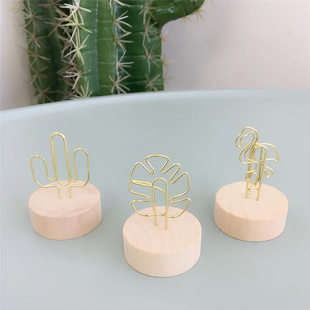 4 قطعة مشبك صور مكان حامل مذكرة مجلد منظم سطح المكتب قابلة لإعادة الاستخدام اسم كليب حامل لحفلة الخطوبة الذكرى عطلة #1