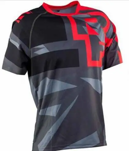 Off Road Stage AM Enduro DH Short Sleeve Jersey Speed Surrender Downhill Cycling Mtb Moutain Bike Jerseys