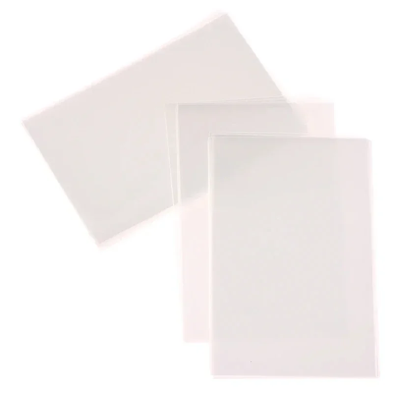 50Pcs/Pack Korea Card Sleeves Clear Acid Free CPP HARD 3 Inch Photocard Holographic Protector Film Album Binder