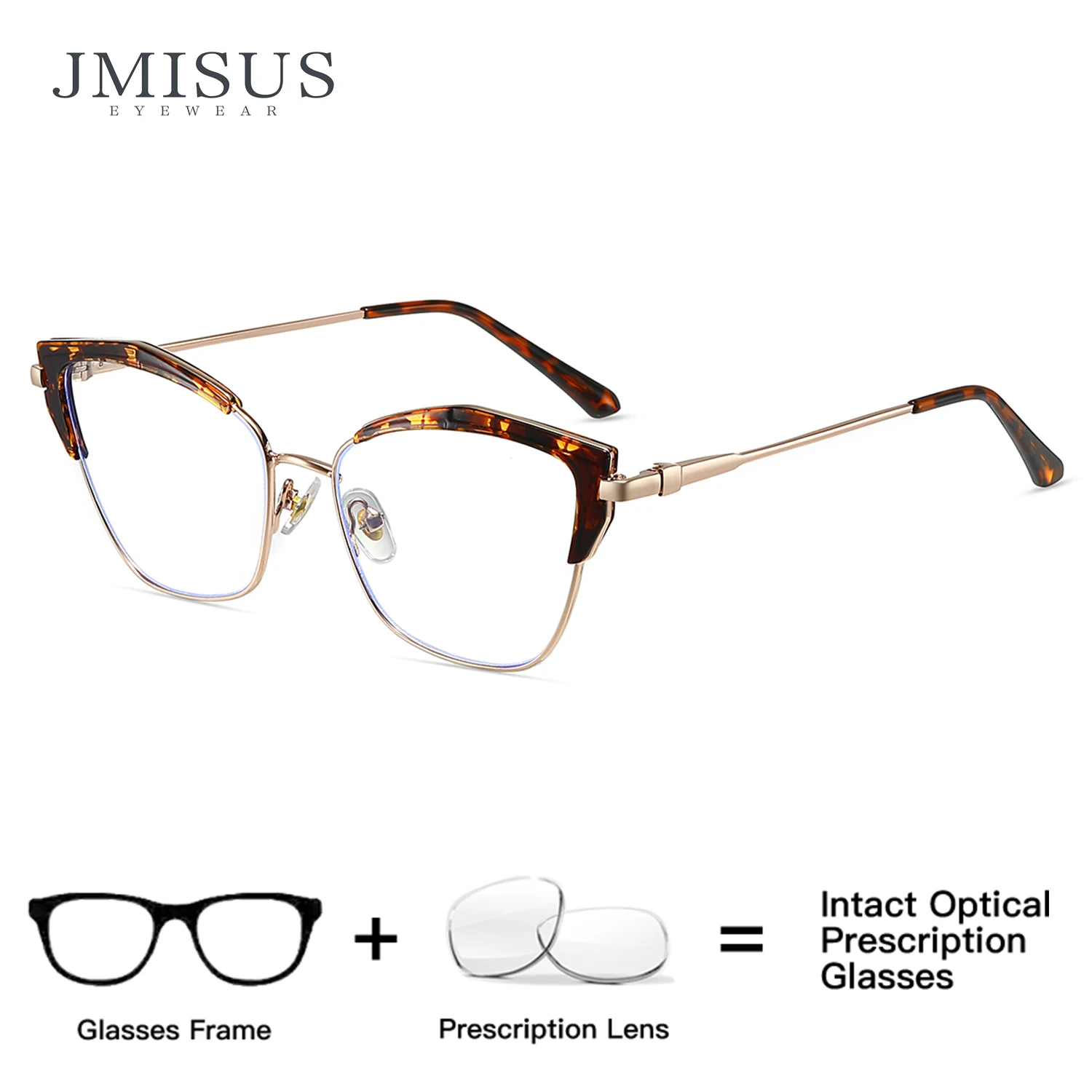 

﻿JMISUS Women Progressive Multifocal Glasses Metal Acetate Spring Hinge Photochromic Blue Light Blocking Prescription Eyewear