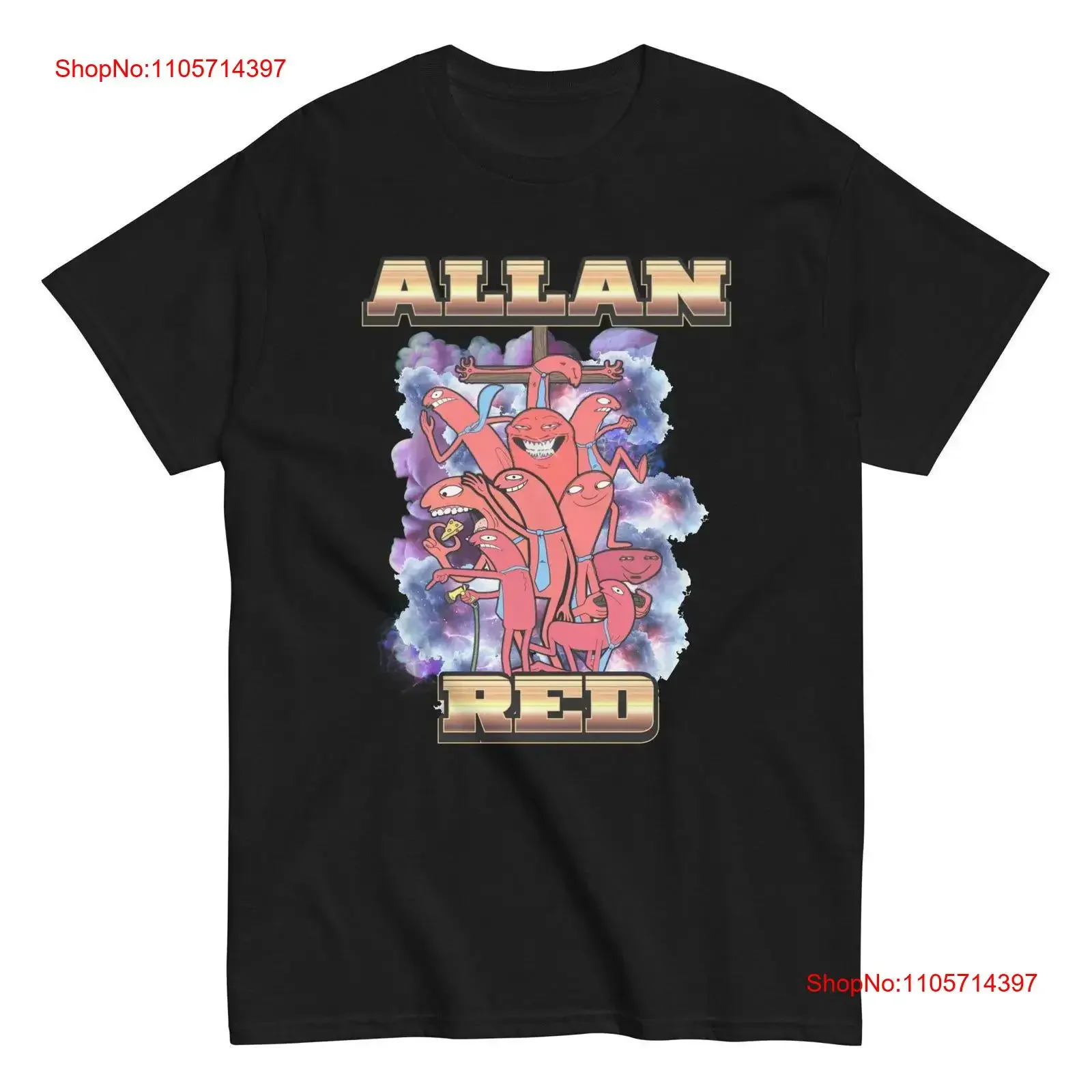 Smiling Friends Allan Red Collage shirt classic tee t top merch vintage Washed Comfortable Slightly Stretched Soft Casual