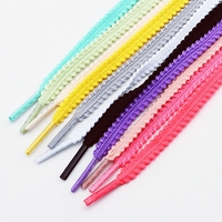 1Pair 6mm Flat Shoelaces Sneakers tennis Casual Shoe laces Anti slip Rope Shoelace for Shoes Accessories 120/140/160CM