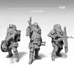 1 / 35 Resin Soldier (white Model) Tsun-19206 Of Modern Anti Terrorist Force