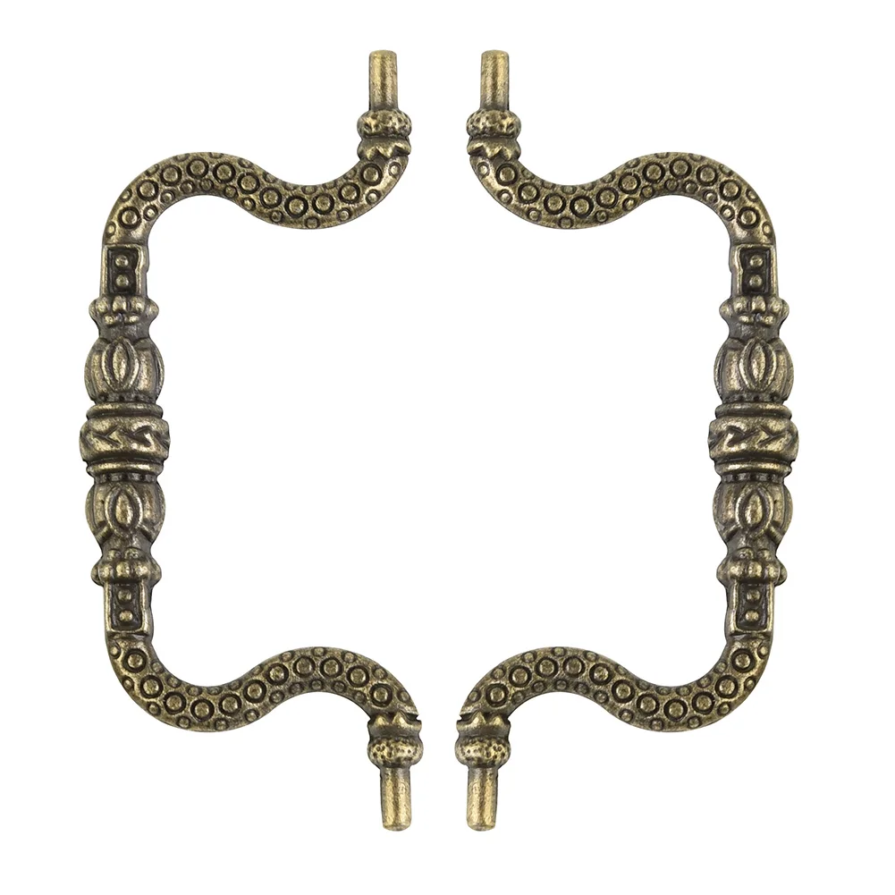 

Набор ручек с винтами, замена цинкового сплава, ретро-трелерийная арка, винтажная ​ Антикварная бронзовая декоративная дверь