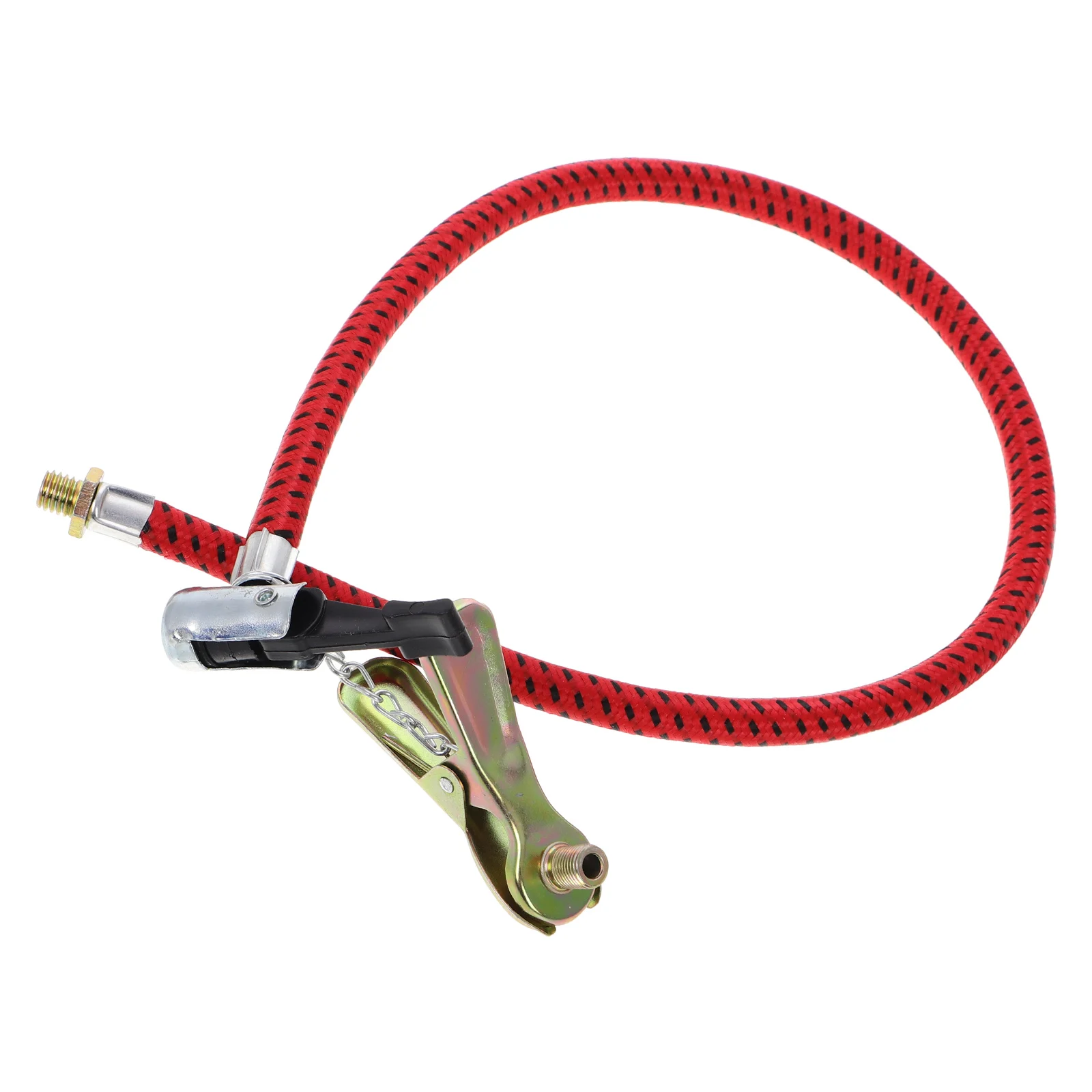 

Red Air Tube Hose Bike Inflator Pump Bicycle Tire Inflation Tank Copper Adapter Floor Compressor Electric Bikes for inflatables