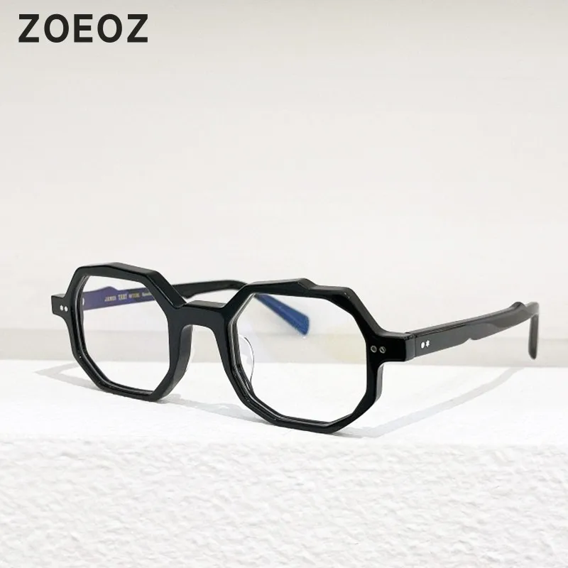 

James Tart Square Acetate glasses frame Retro myopia glasses women Optical Glasses Frames for Men Available with myopia lens