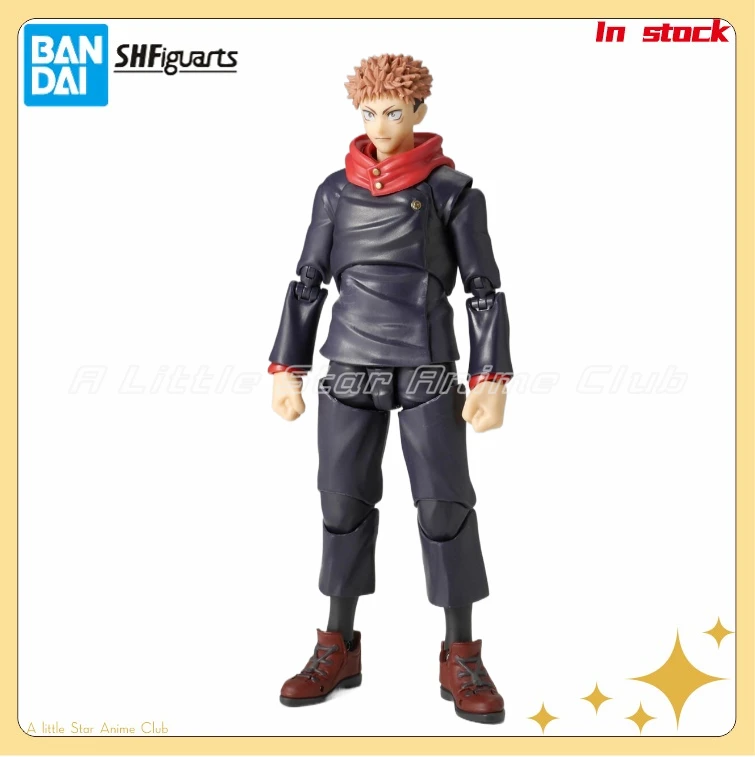 

In Stock Original BANDAI SPIRITS S.H.Figuarts Jujutsukaisen YUJI ITADORI BEST SELECTION Action Figure Model Collection Gift Toys