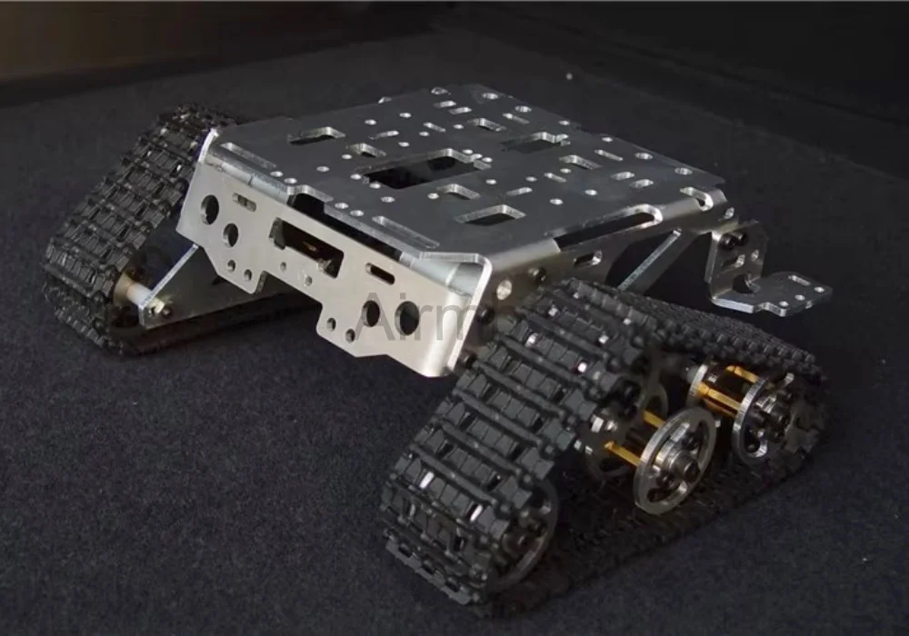 2WD Tank Chassis with DC Motor, Tracked Chassis, Intelligent Small Car, Tracked Vehicle, Tile Power Chassis, Robot Chassis