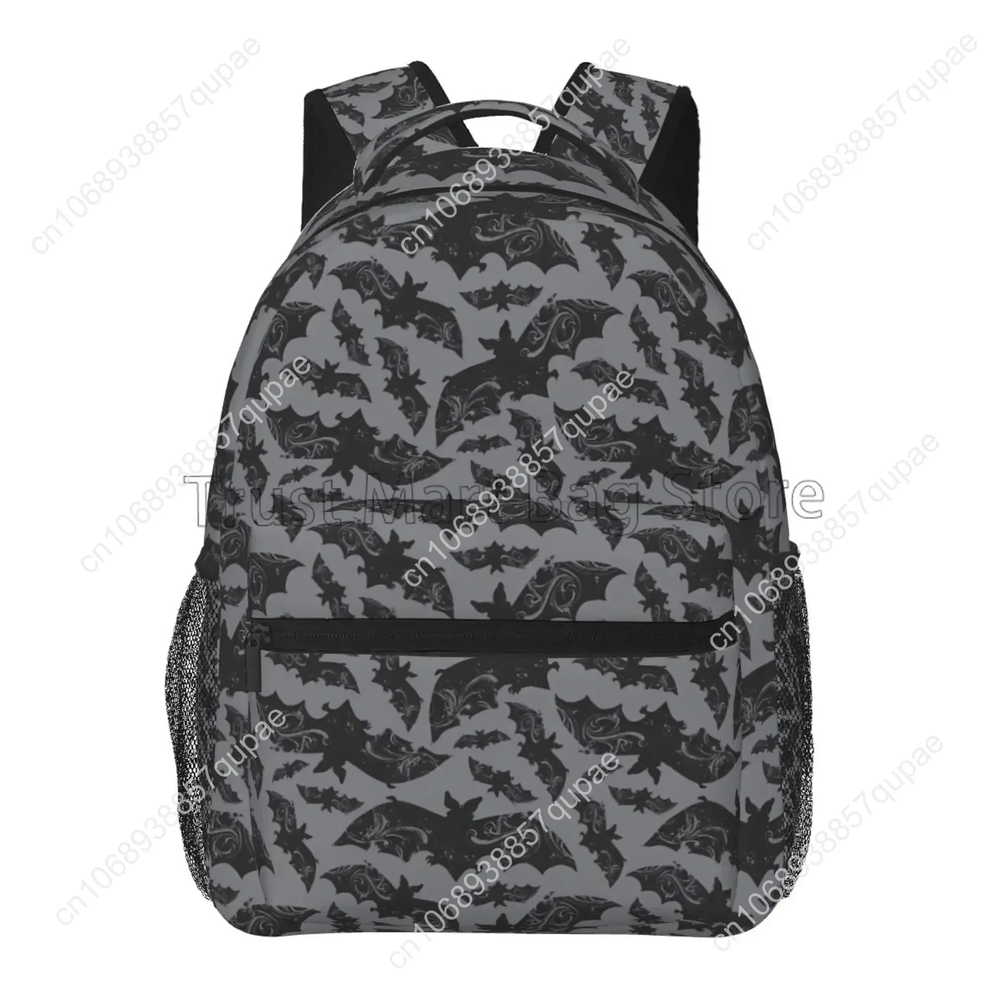 Halloween Black Bats Backpacks Laptop School Book Bag Lightweight Backpack for Adults Teens Kids Travel Hiking Camping Daypack