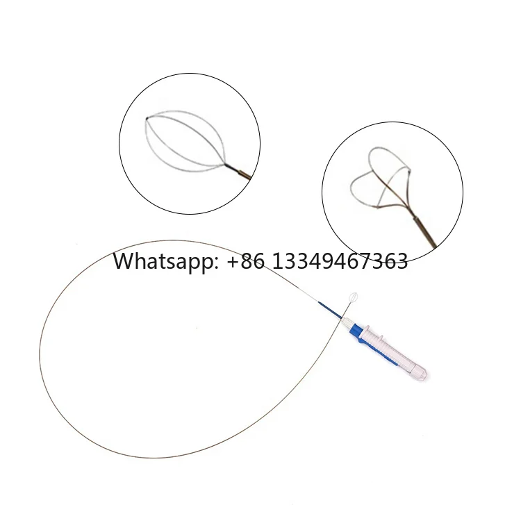 Urological Consumables Urology Stone Extraction Basket Nitinol Stone Retrieval Basket