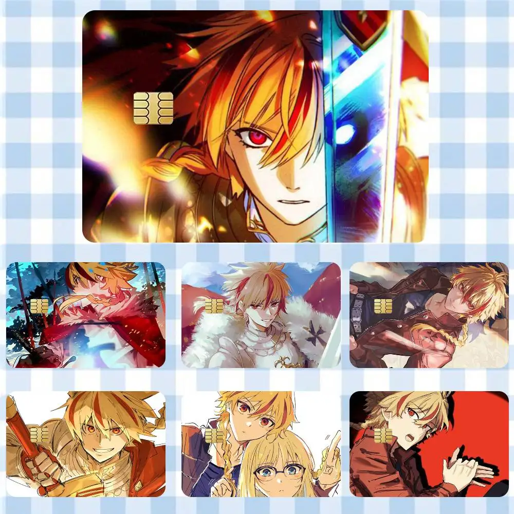

Richard I Lionhart Saber Fate Strange Fake Sticker Film Tape Skin for Credit Card Debit Card Waterproof Stickers