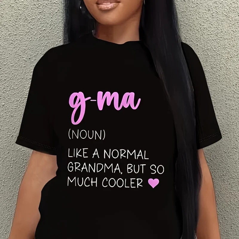 Mother's Day Element Women's Plus Size T-Shirt 100% Cotton 220g