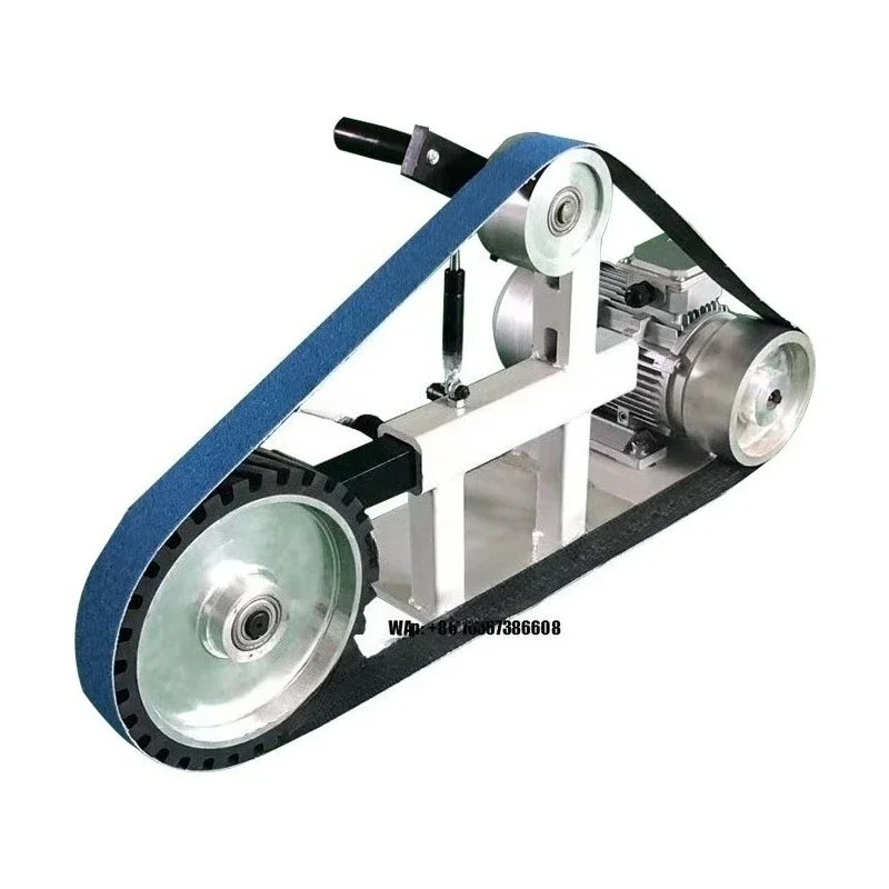 Factory Tabletop Belt Sander Machine Polishing and Sanding Cylindrical Rubber Roller Grinding Machine