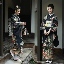 Kimono japonés tradicional Yukata Haori para mujer, kimonos, blusa de Cosplay, vestido femenino de moda de verano, ropa de fotografía, vestido de fiesta